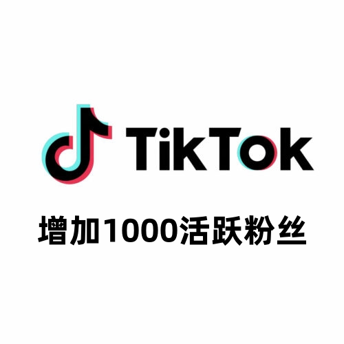 TikTok增加1000活跃粉丝