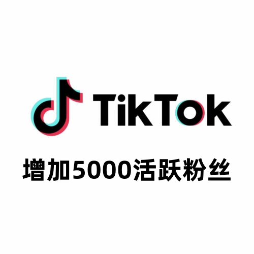 TikTok增加5000活跃粉丝